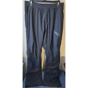 Lululemon Men's Swerve Outdoor Pants L Black Ripstop Cargo Zip Hiking Travel